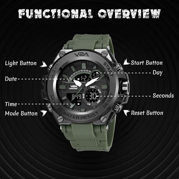 Latest Men Analogue-Digital Watch